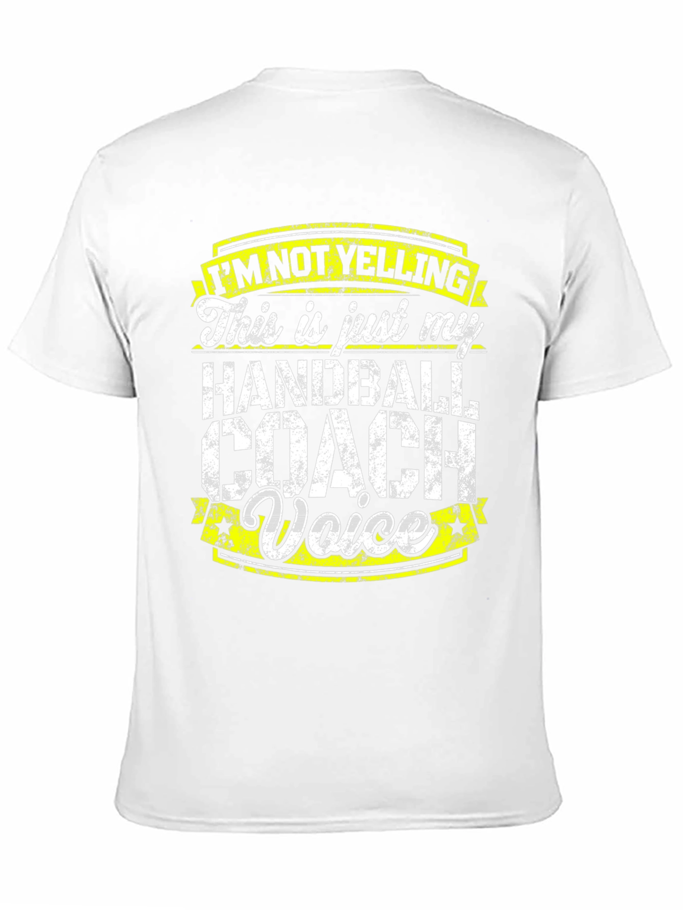 Handball Coach T-Shirt - Im Not Yelling Funny Tee