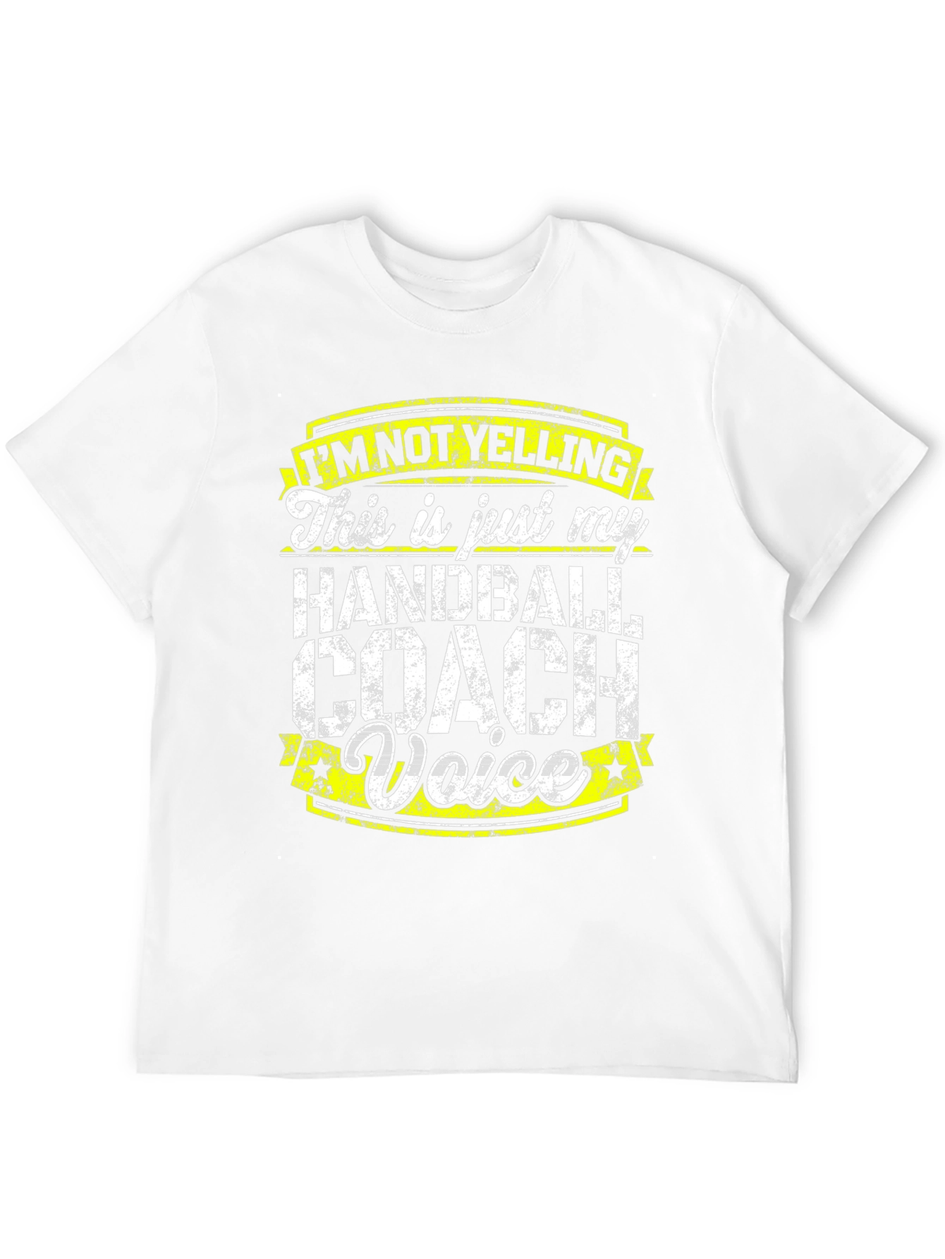 Handball Coach T-Shirt - Im Not Yelling Funny Tee