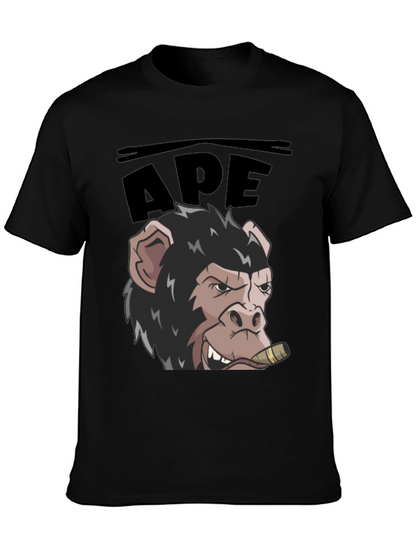 Ape Graphic T-Shirt - Cool Cartoon Design