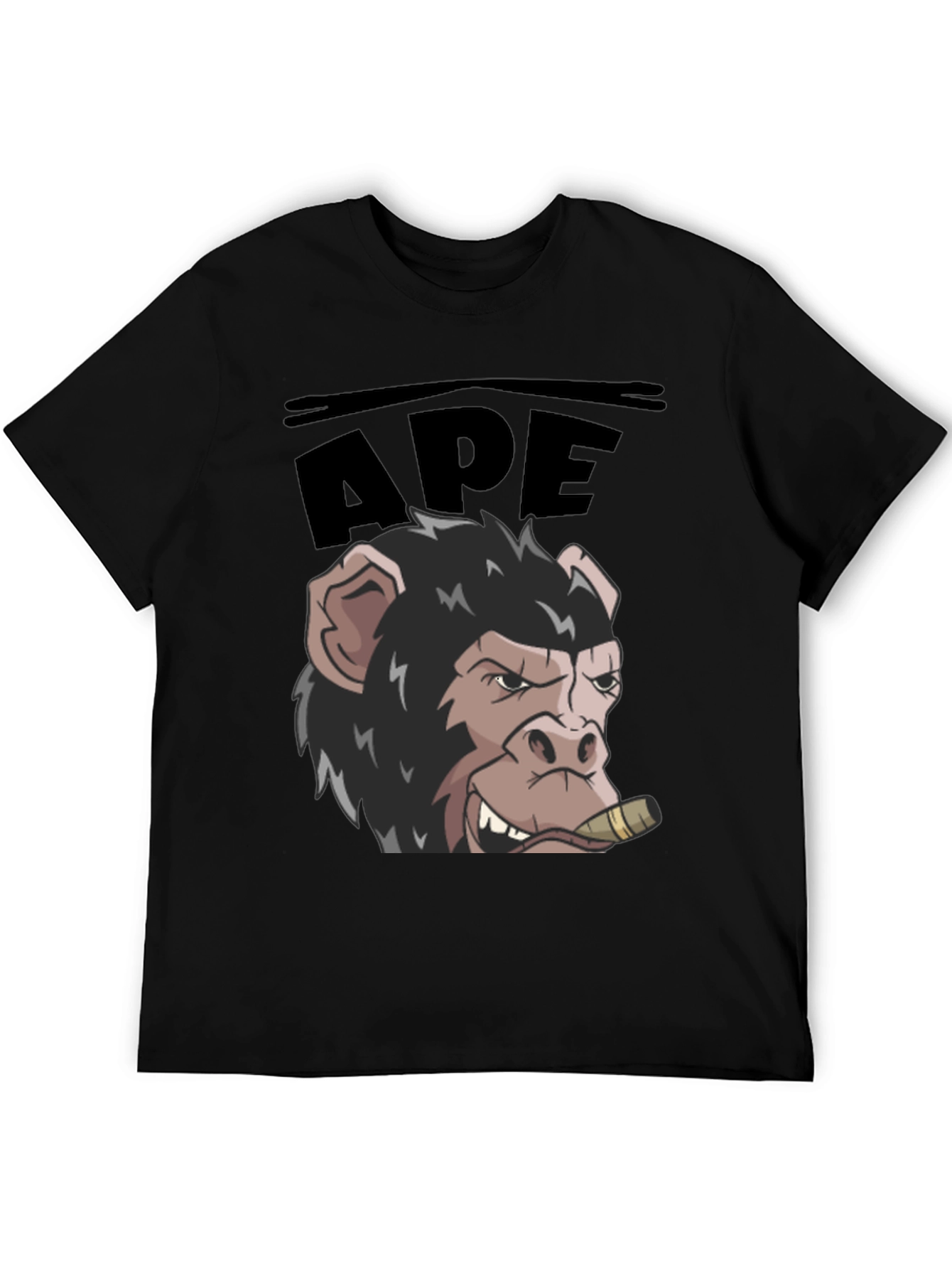 Ape Graphic T-Shirt - Cool Cartoon Design