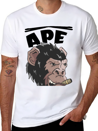 Ape Graphic T-Shirt - Cool Cartoon Design