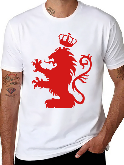 Red Lion Crest Black T-Shirt