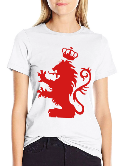 Red Lion Crest Black T-Shirt