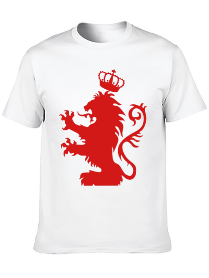 Red Lion Crest Black T-Shirt