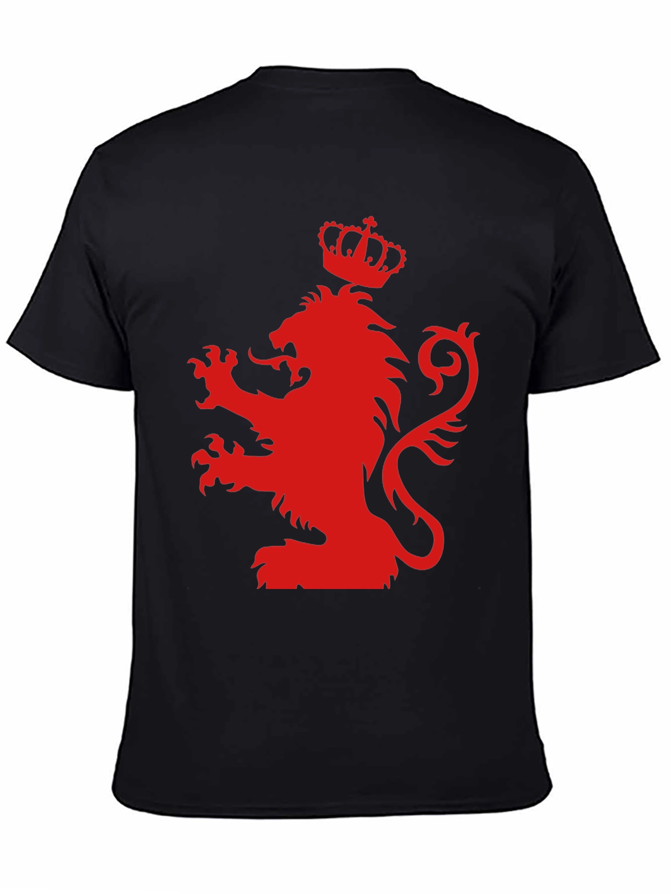 Red Lion Crest Black T-Shirt
