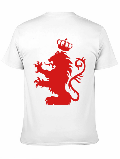 Red Lion Crest Black T-Shirt