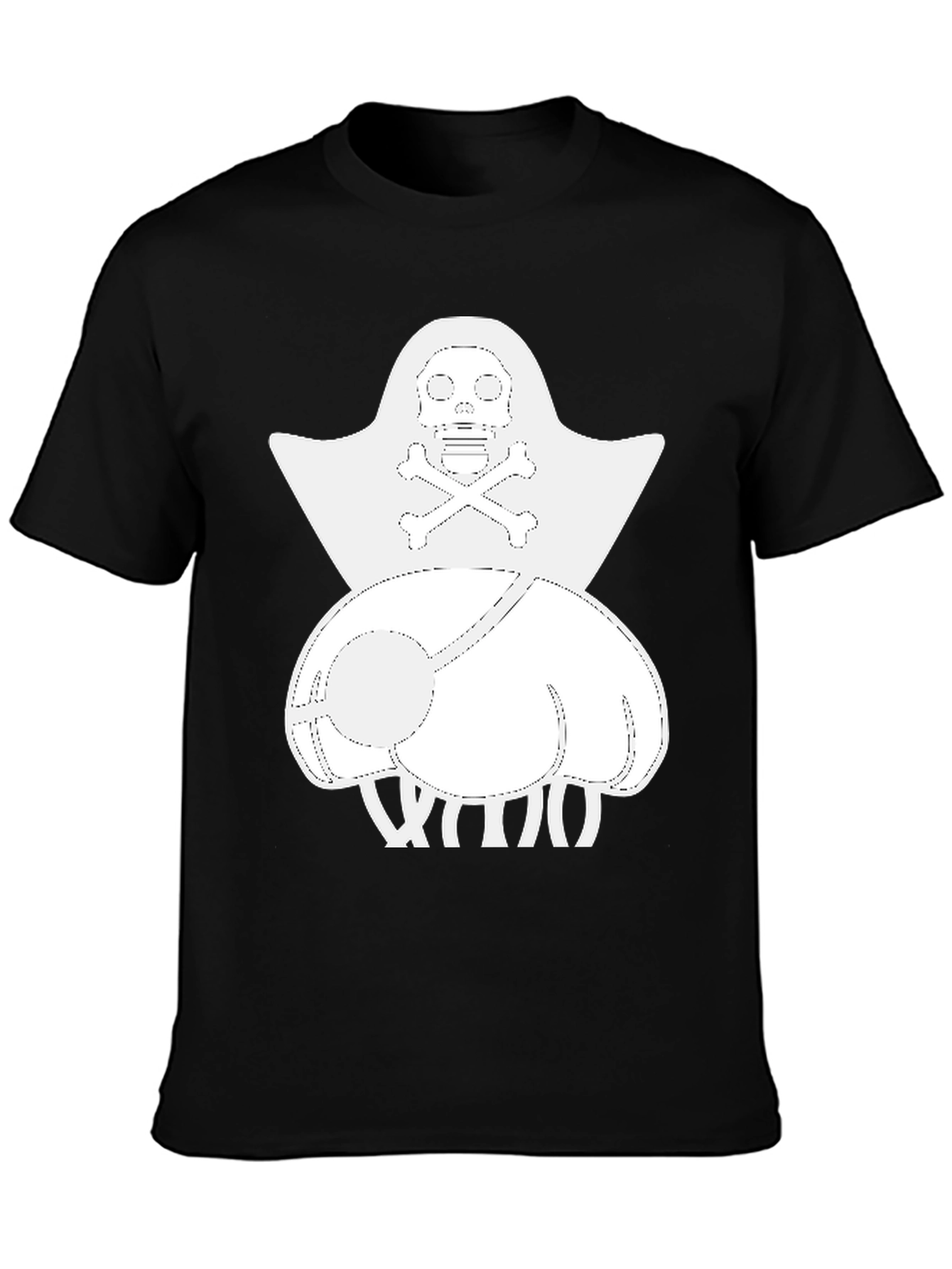 One Piece Franky Pirate T-Shirt Black