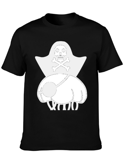 One Piece Franky Pirate T-Shirt Black