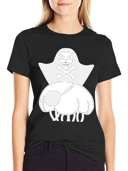 One Piece Franky Pirate T-Shirt Black