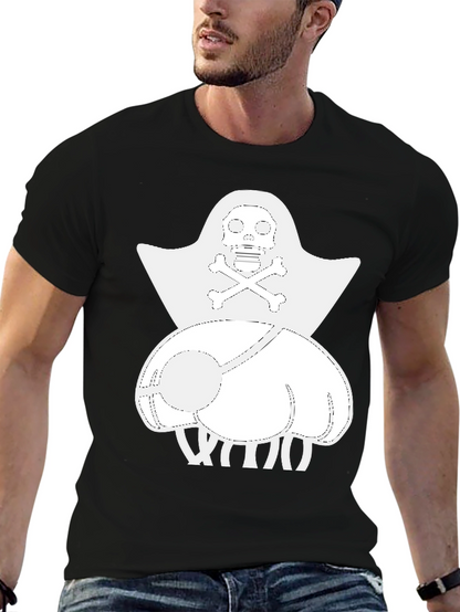 One Piece Franky Pirate T-Shirt Black