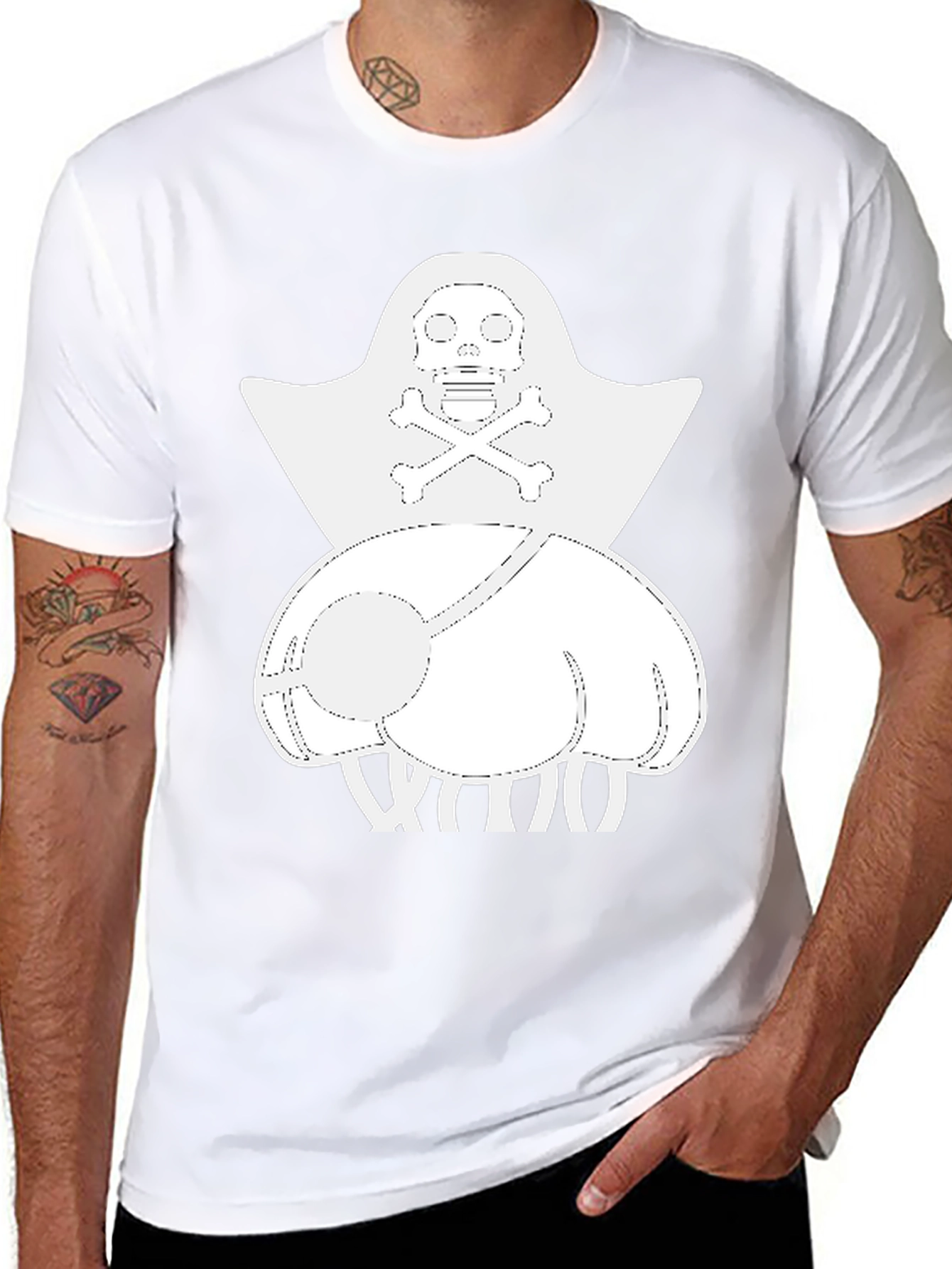 One Piece Franky Pirate T-Shirt Black