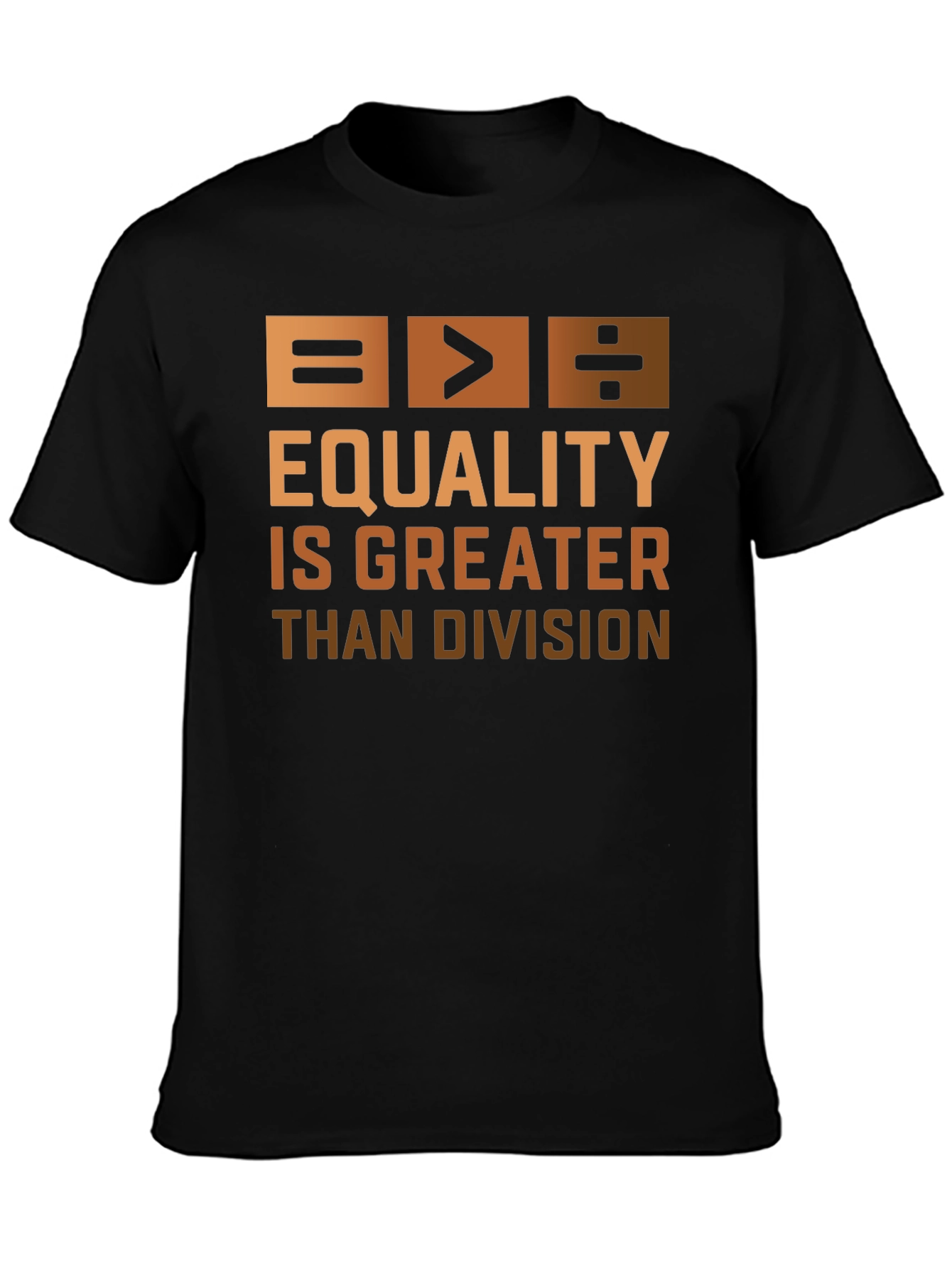 Equality is Greater Than Division Graphic T-Shirt