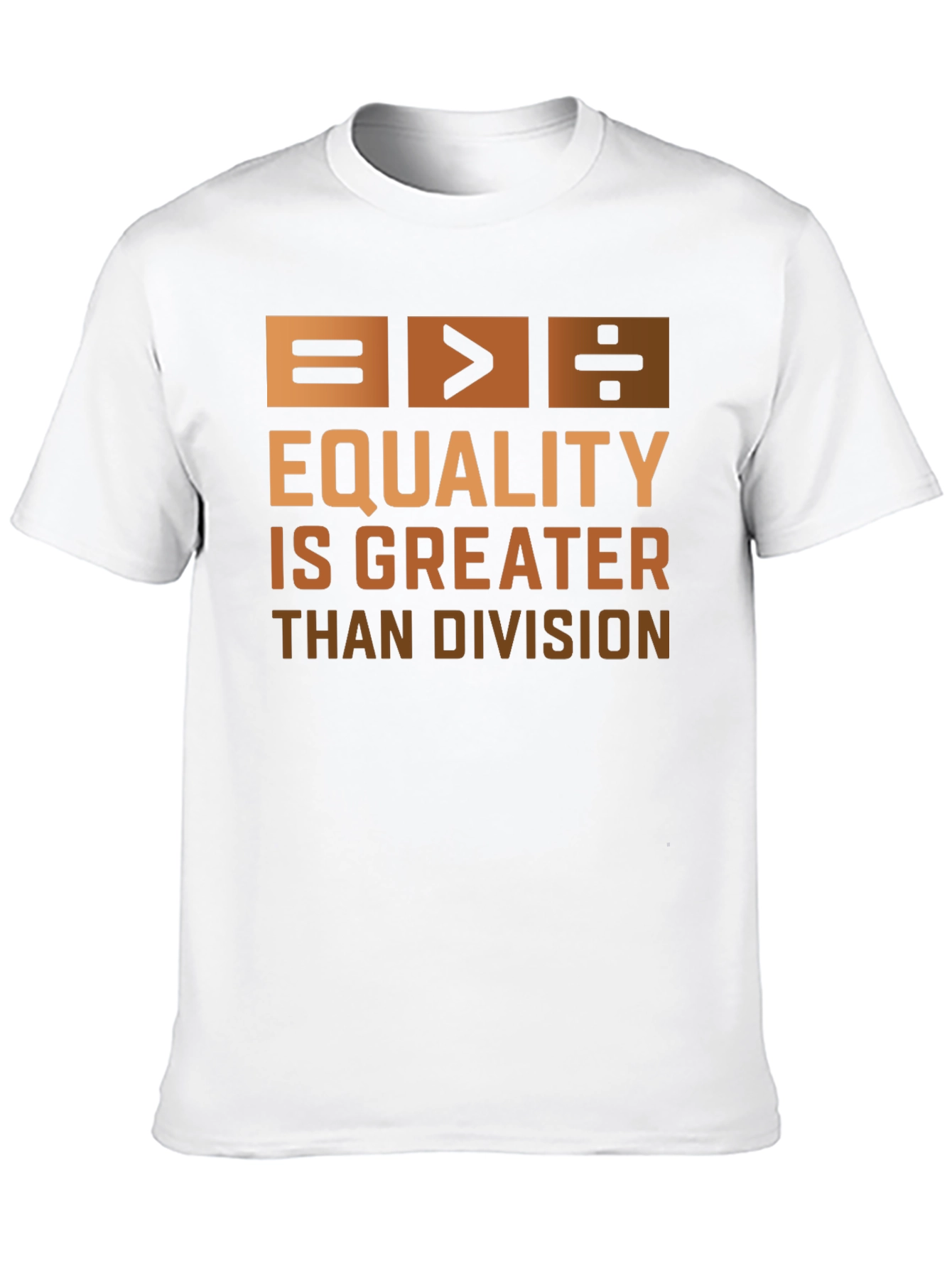 Equality is Greater Than Division Graphic T-Shirt