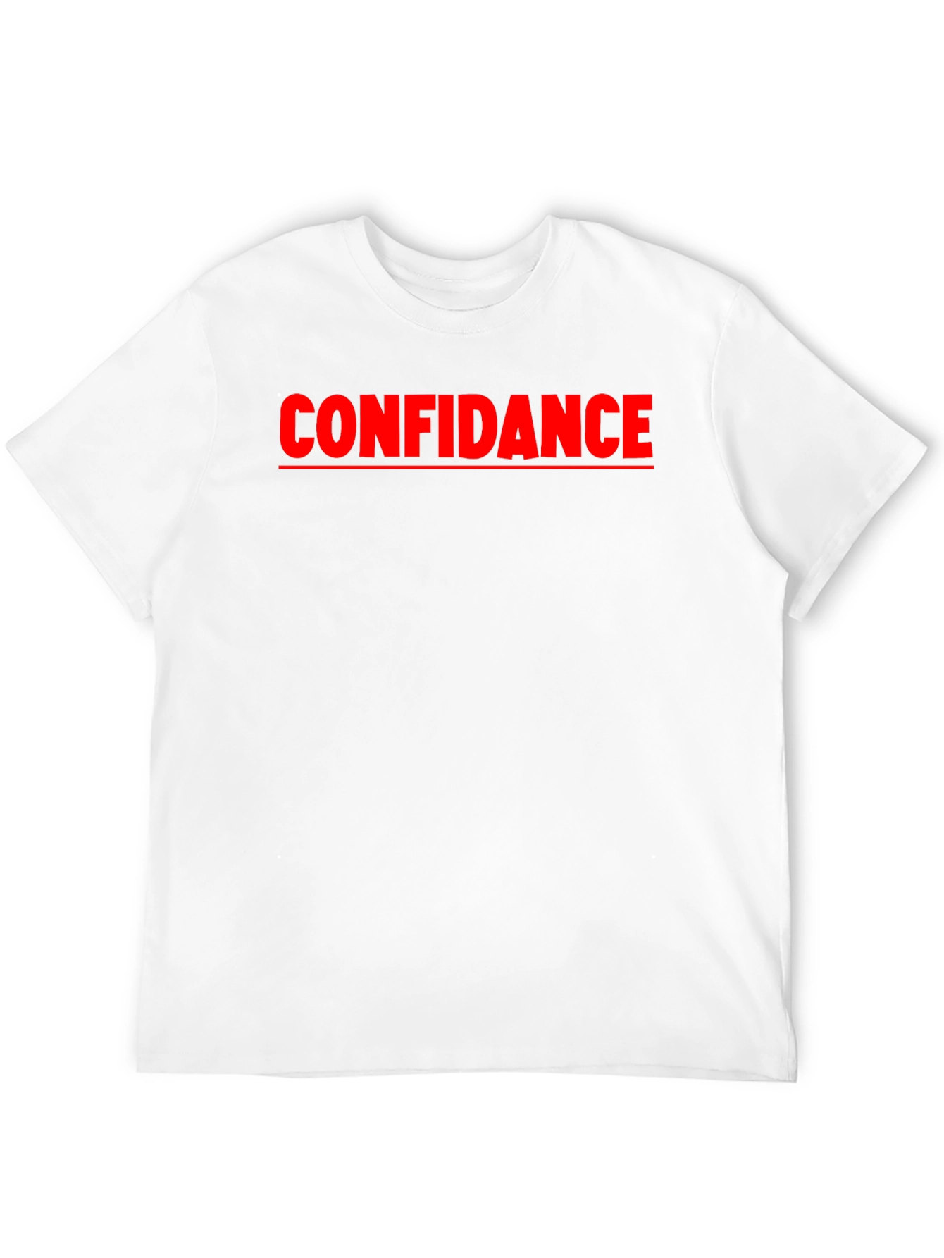 Confidance Black Graphic Tee - Express Yourself!