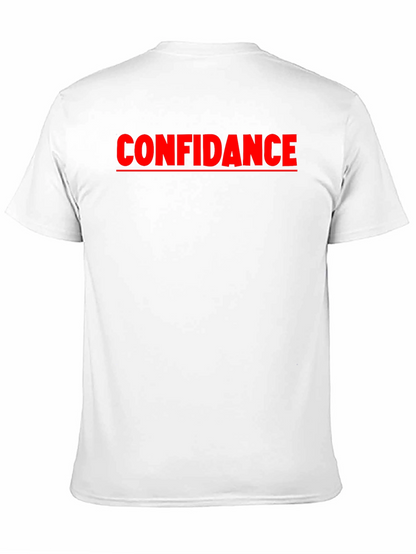 Confidance Black Graphic Tee - Express Yourself!