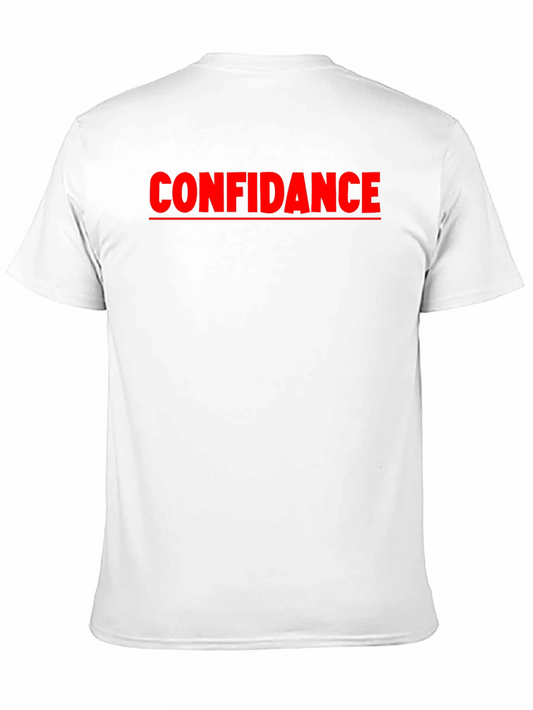 Confidance Black Graphic Tee - Express Yourself!