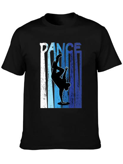 Dance Silhouette Graphic Tee - Cool Urban Style