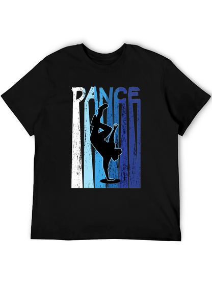 Dance Silhouette Graphic Tee - Cool Urban Style