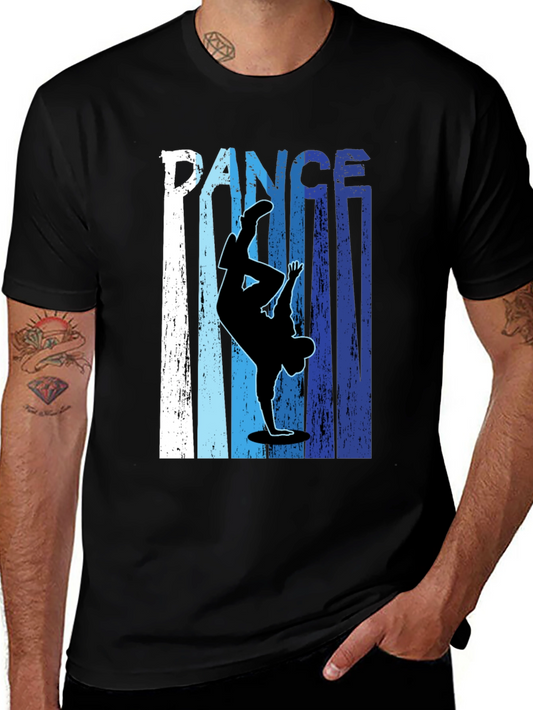 Dance Silhouette Graphic Tee - Cool Urban Style