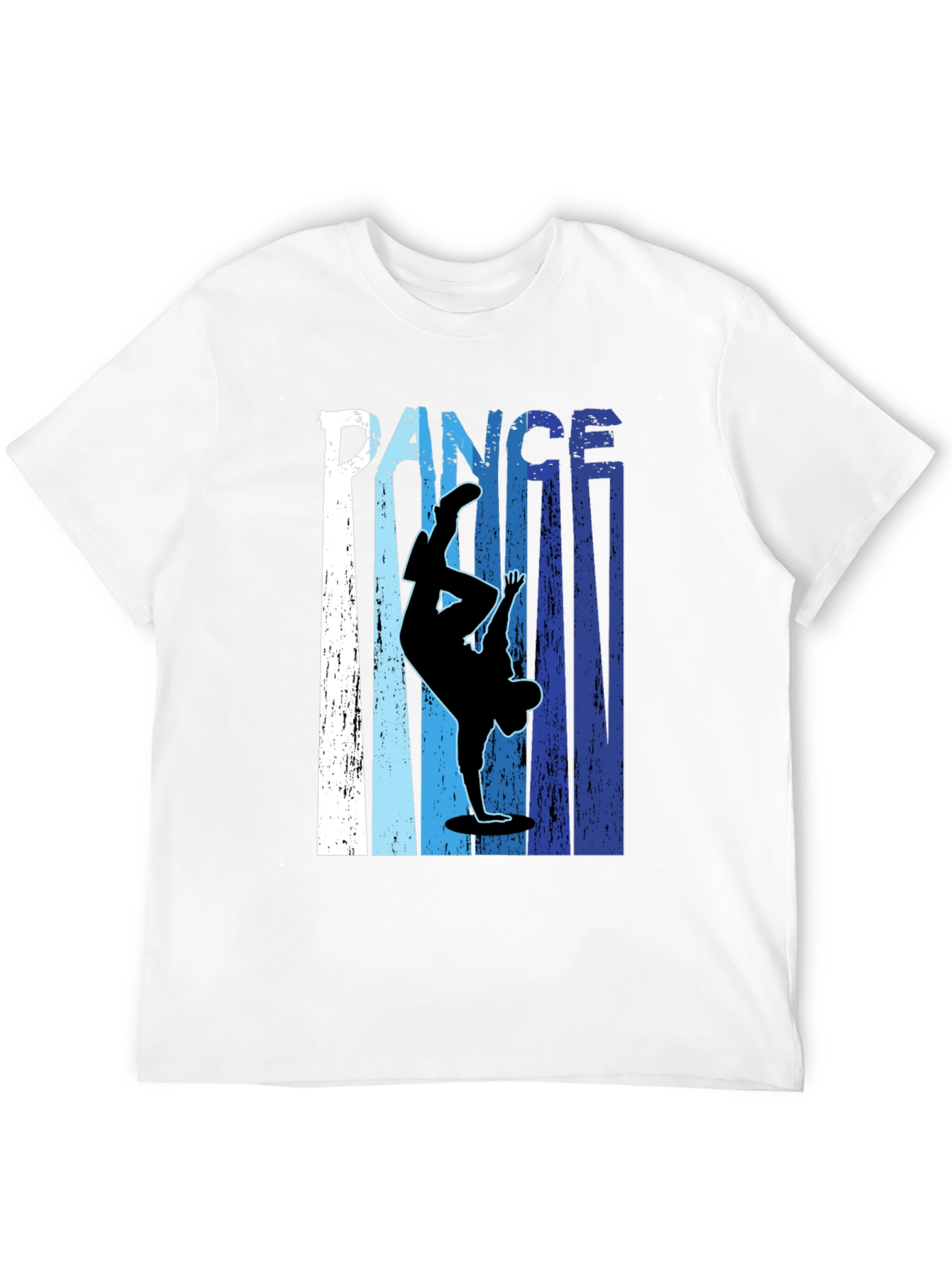 Dance Silhouette Graphic Tee - Cool Urban Style