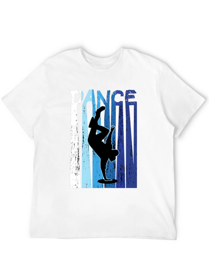 Dance Silhouette Graphic Tee - Cool Urban Style