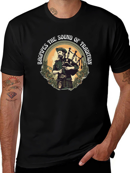 Bagpipes Tradition Tee - Sound of Scotland