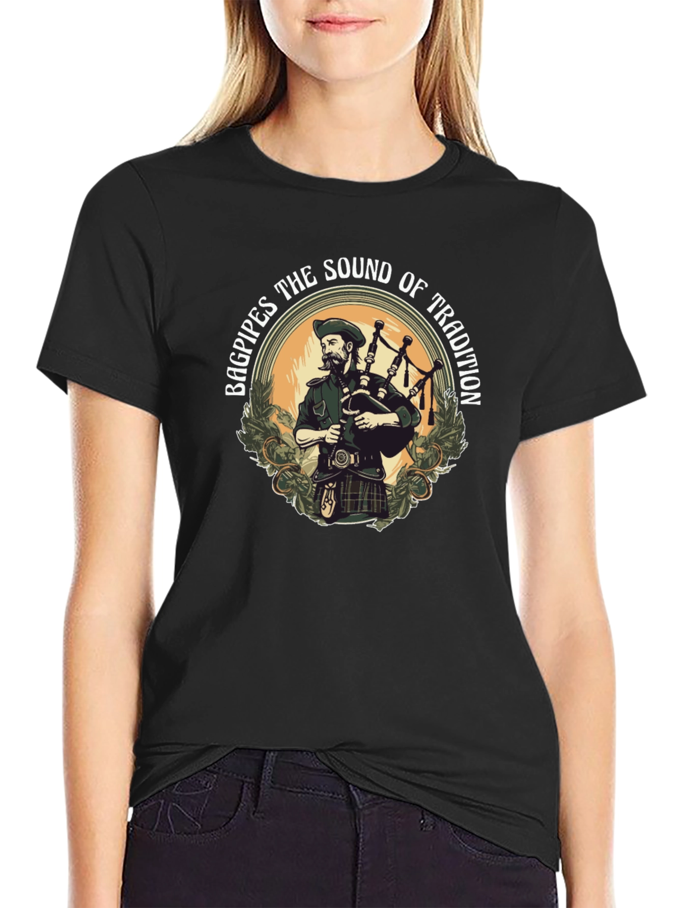 Bagpipes Tradition Tee - Sound of Scotland