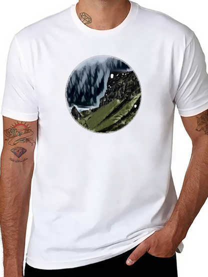 Mountain Vista Graphic Tee - Black