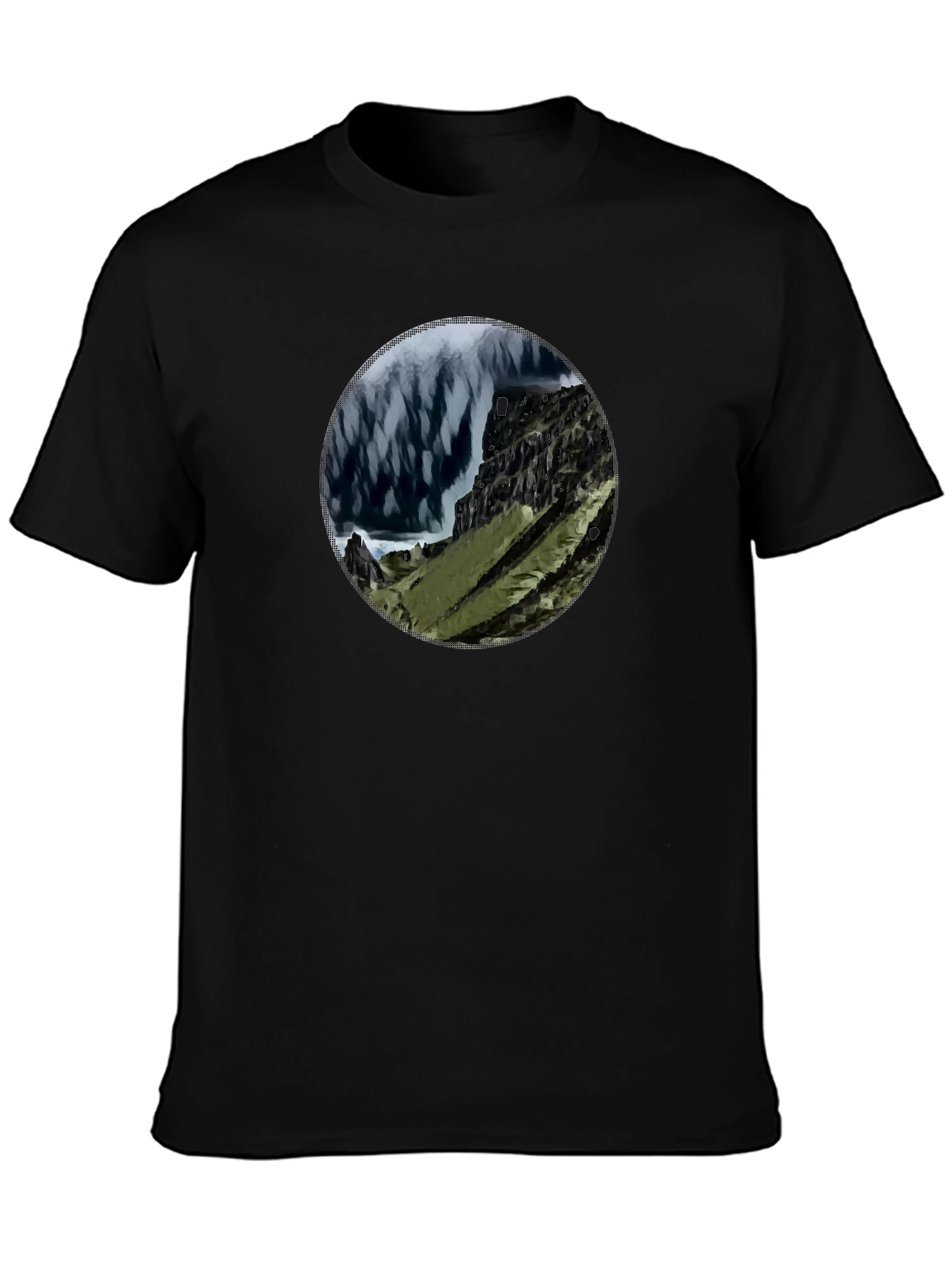 Mountain Vista Graphic Tee - Black