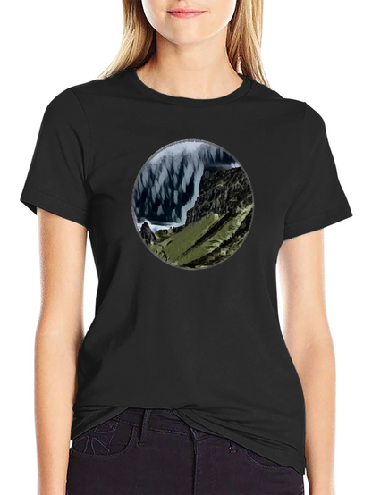 Mountain Vista Graphic Tee - Black