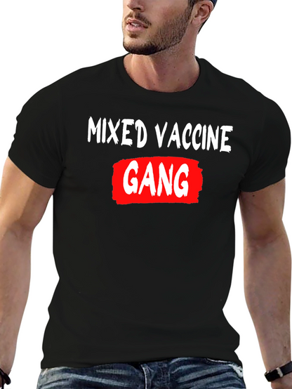 Mixed Vaccine Gang Graphic T-Shirt