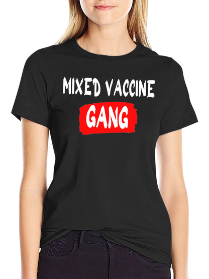 Mixed Vaccine Gang Graphic T-Shirt