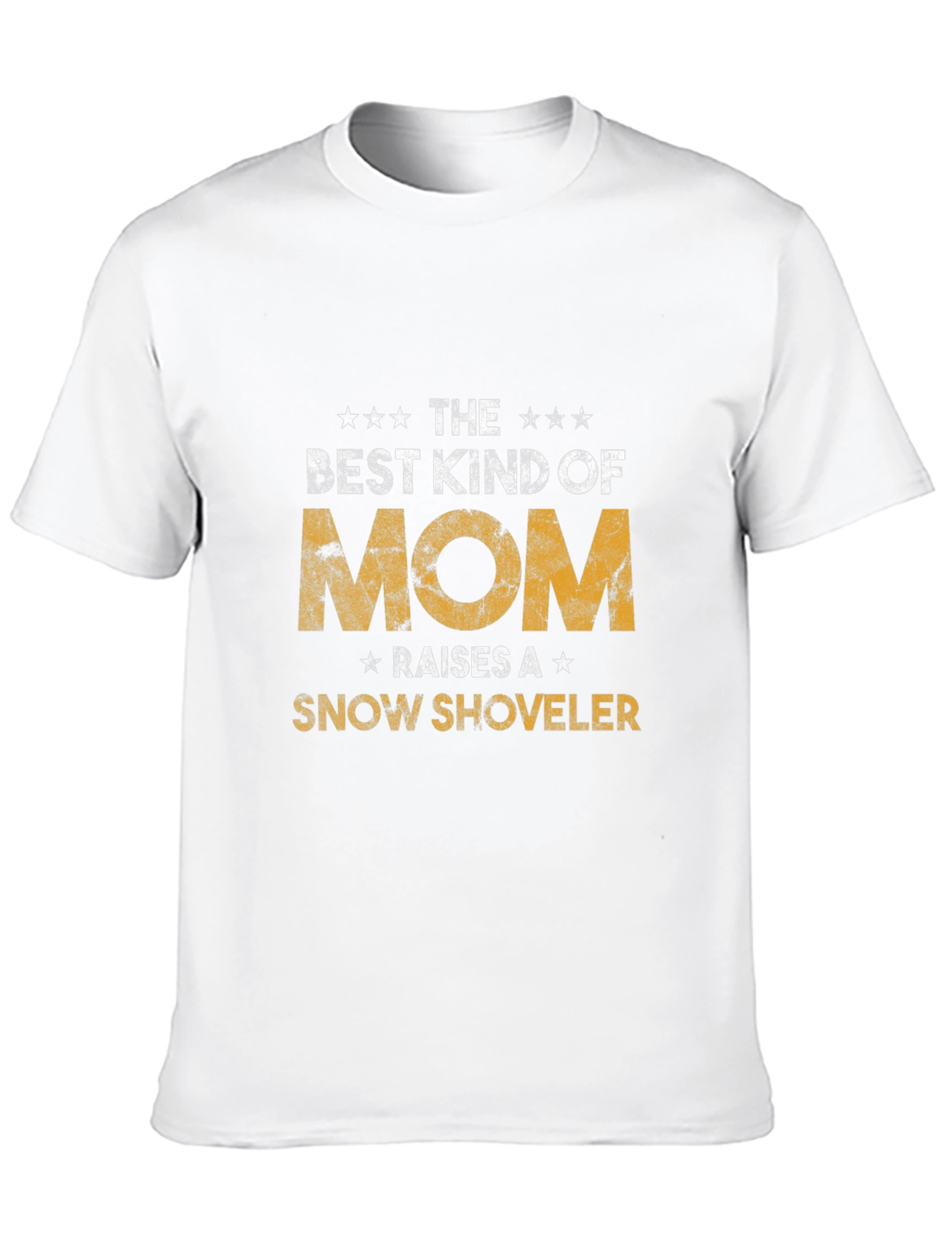 Best Kind of Mom Snow Shoveler Black T-Shirt