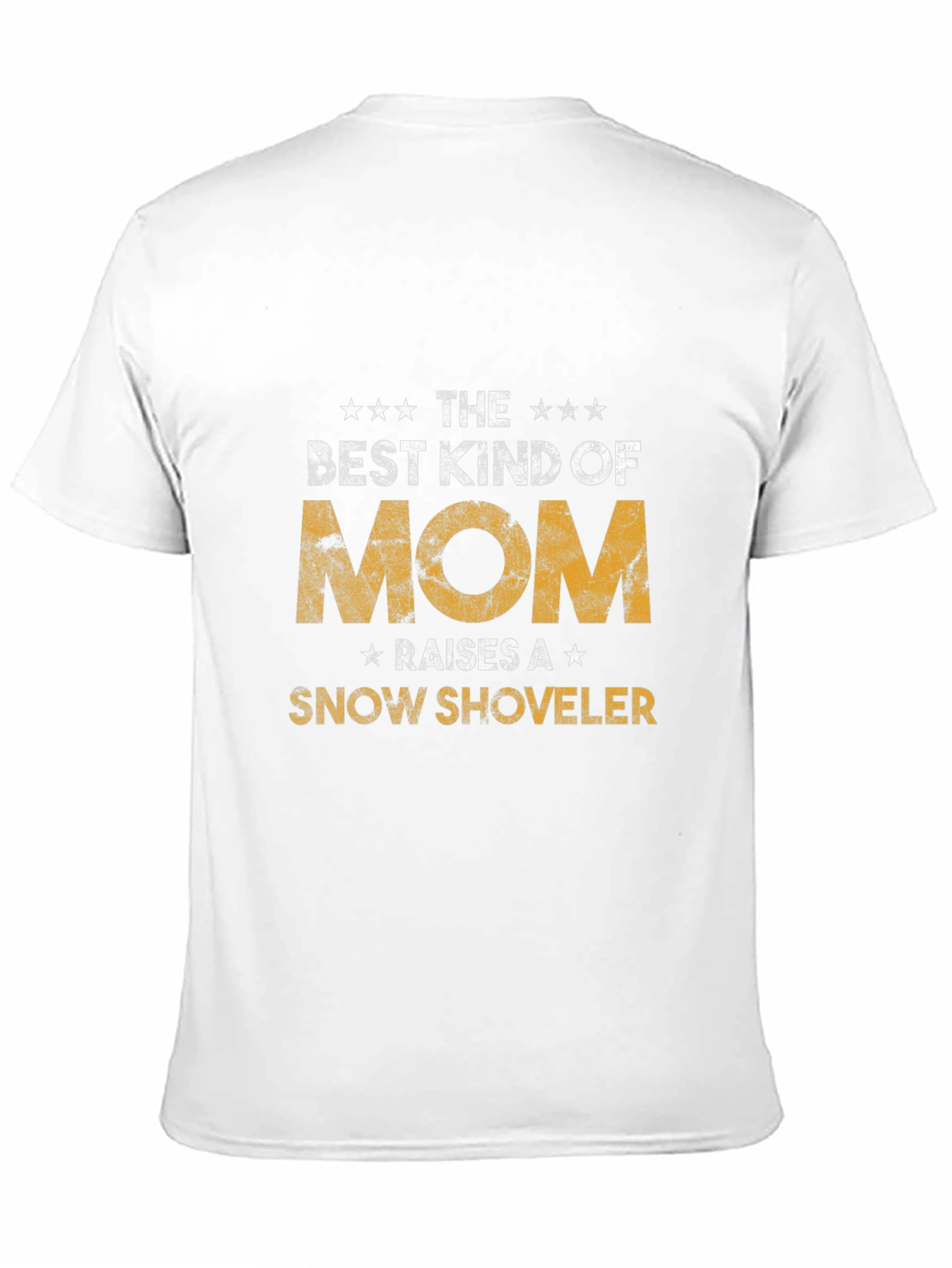 Best Kind of Mom Snow Shoveler Black T-Shirt