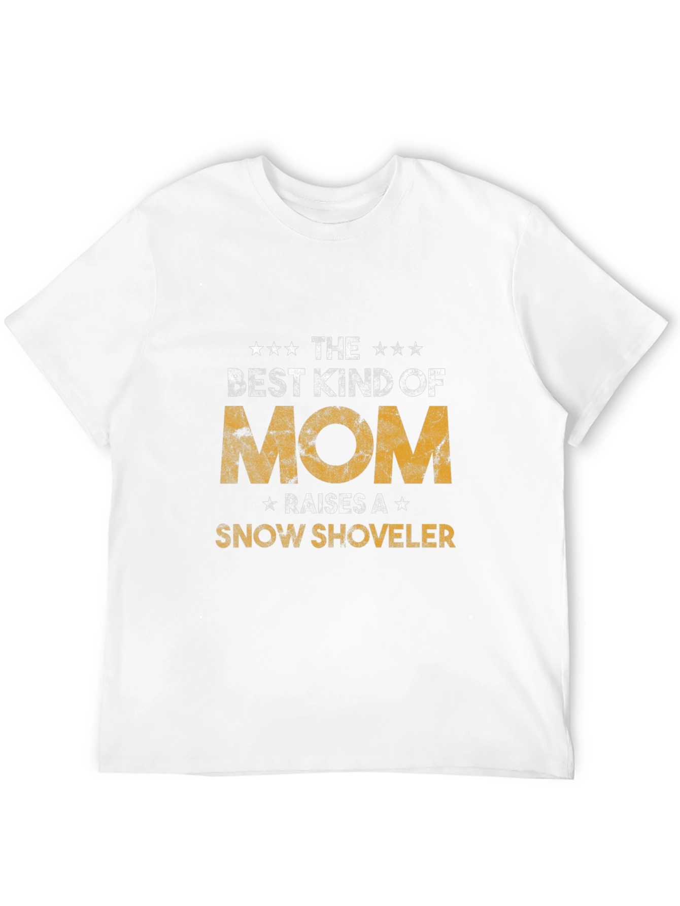 Best Kind of Mom Snow Shoveler Black T-Shirt