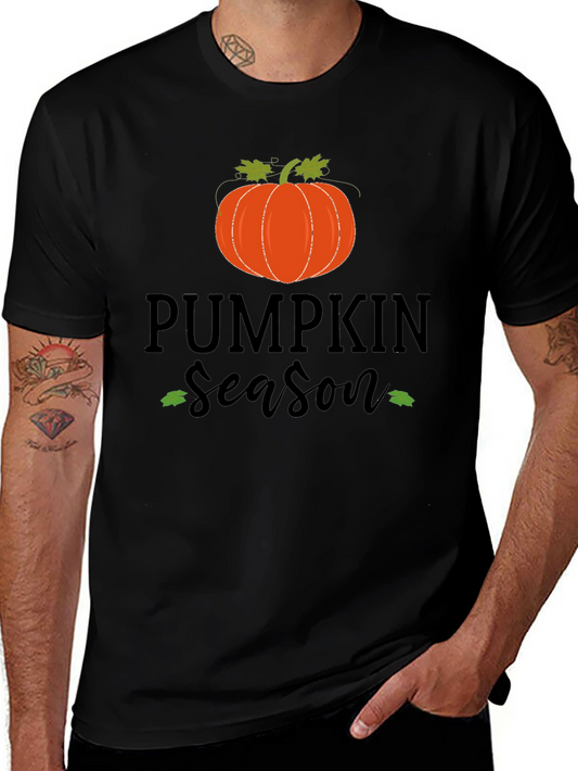 Pumpkin Season Black Graphic Tee