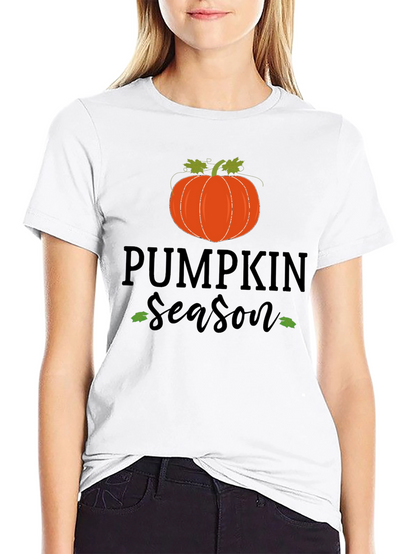 Pumpkin Season Black Graphic Tee