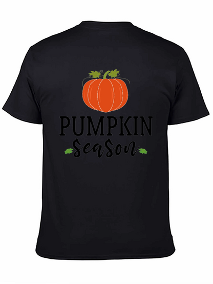 Pumpkin Season Black Graphic Tee