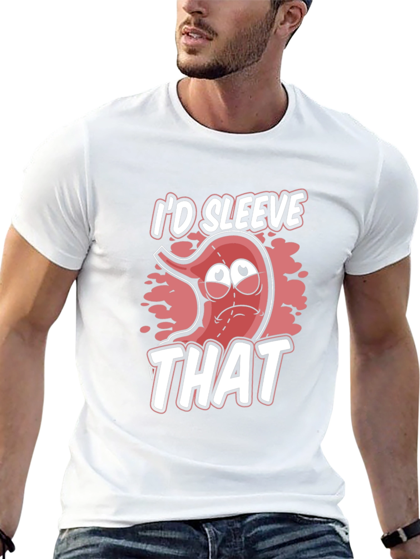 Id Sleeve That T-Shirt Funny Stomach Surgery Tee