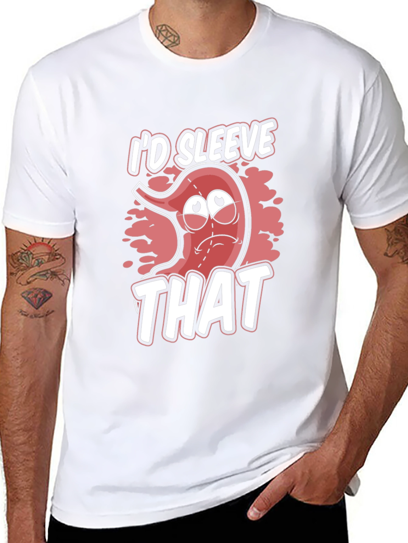Id Sleeve That T-Shirt Funny Stomach Surgery Tee