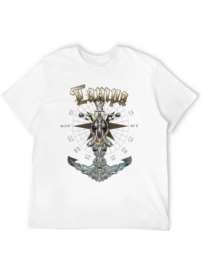 Tampa Nautical Anchor Compass T-Shirt