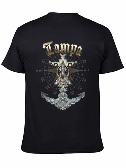 Tampa Nautical Anchor Compass T-Shirt