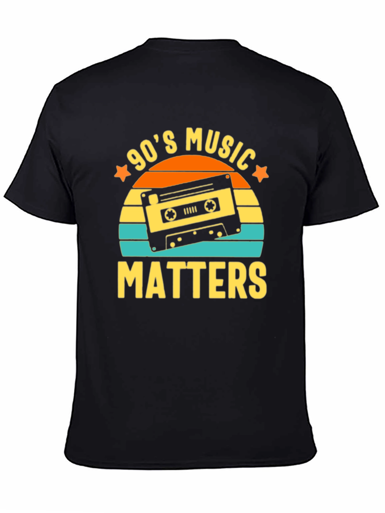 90s Music Matters Retro Cassette Tape Graphic Tee