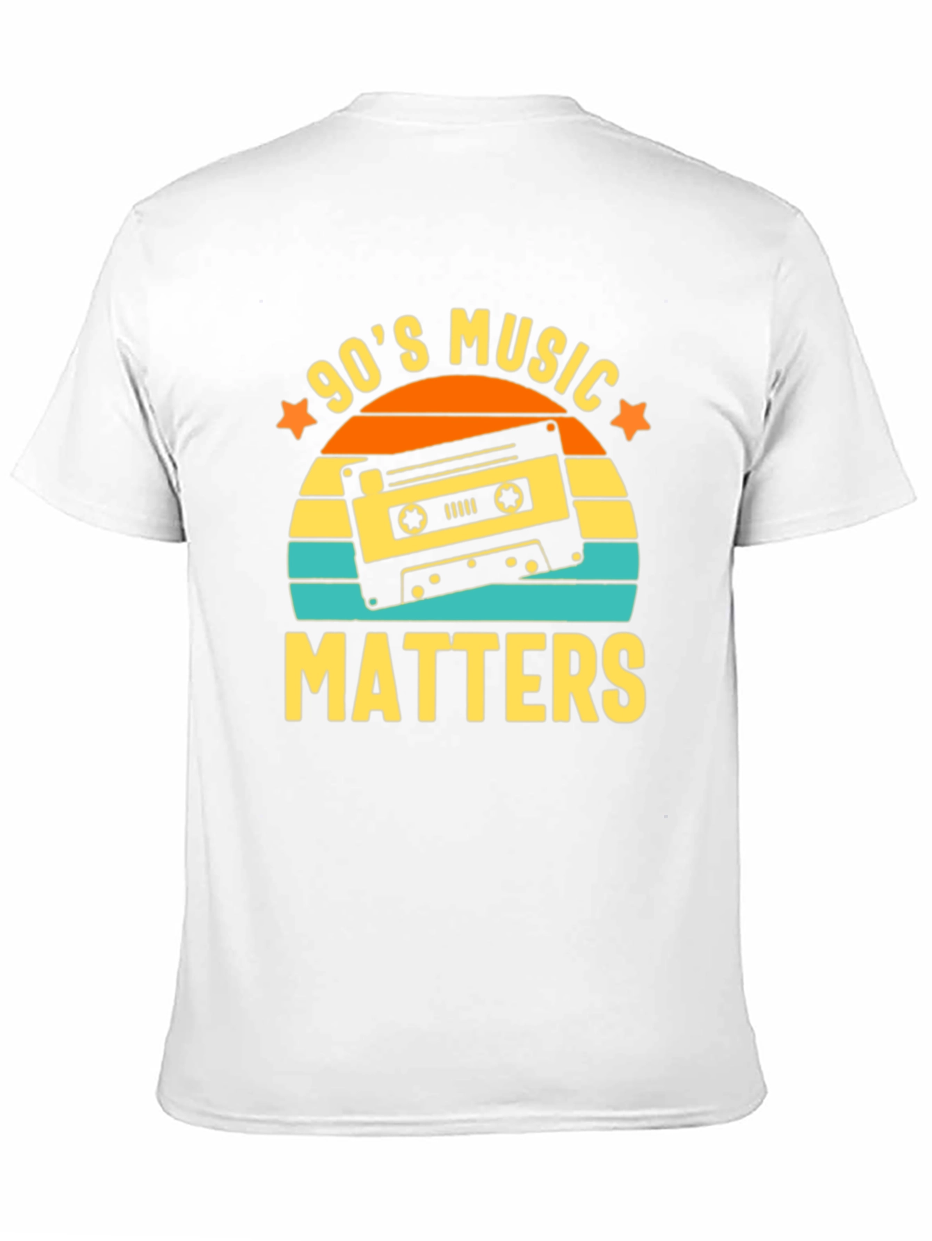 90s Music Matters Retro Cassette Tape Graphic Tee