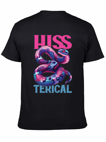 Hiss-terical Snake Graphic Tee - Cool & Funny