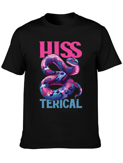 Hiss-terical Snake Graphic Tee - Cool & Funny