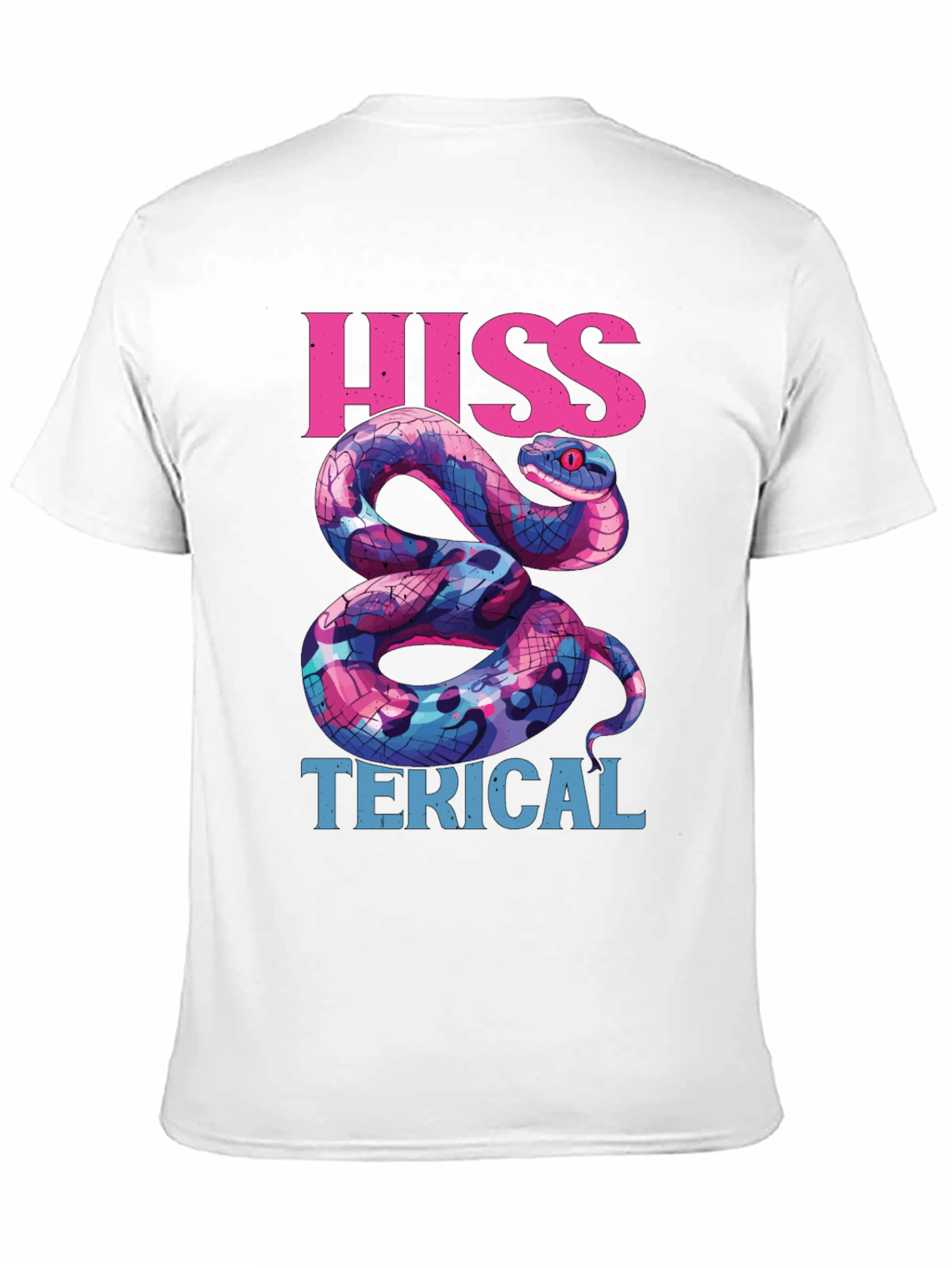 Hiss-terical Snake Graphic Tee - Cool & Funny