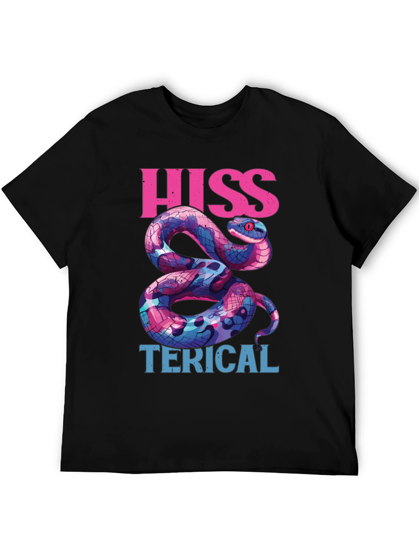 Hiss-terical Snake Graphic Tee - Cool & Funny