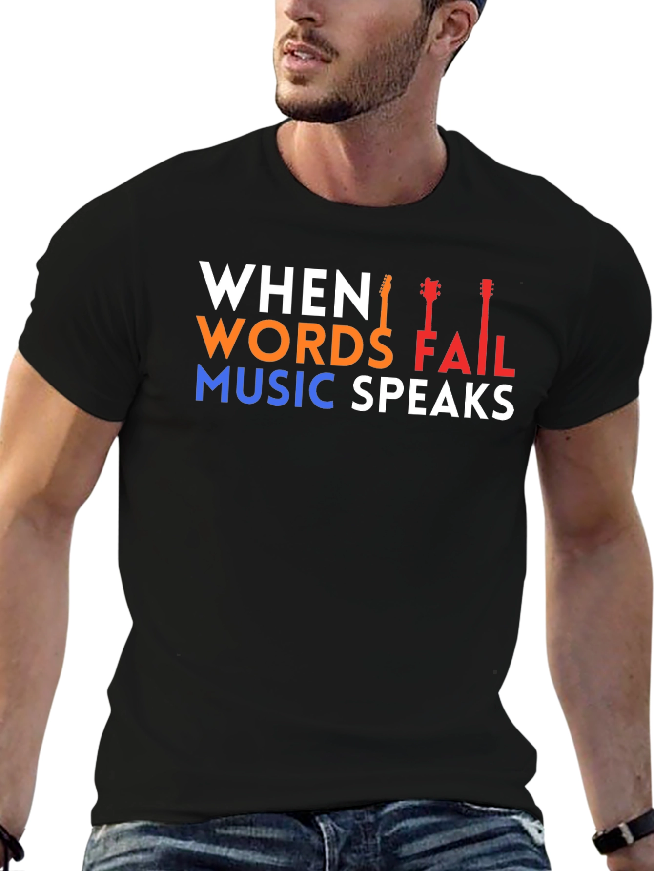 When Words Fail Music Speaks T-Shirt