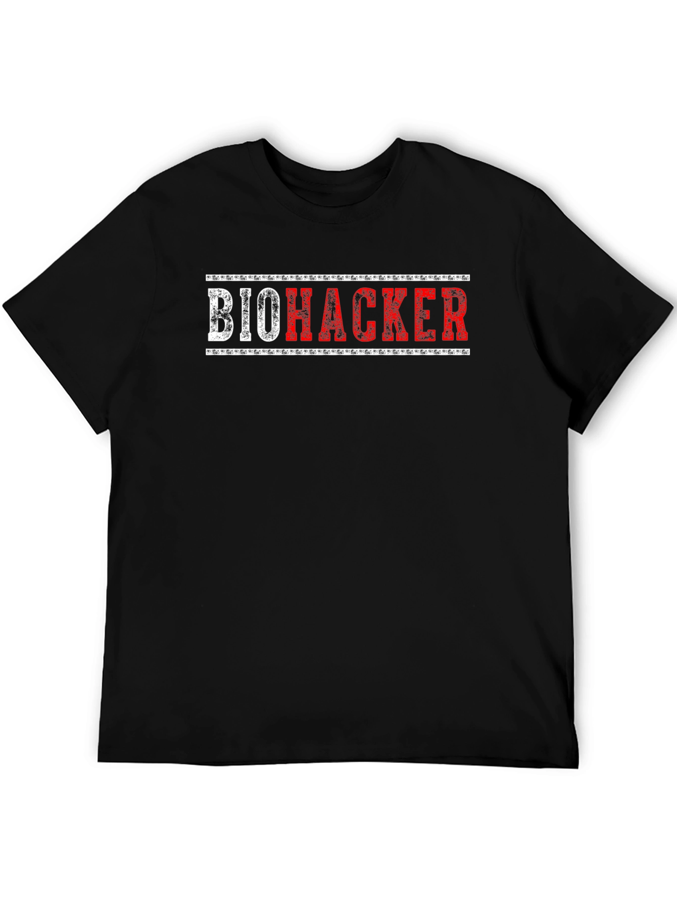 Biohacker Graphic T-Shirt - Black Crew Neck Tee